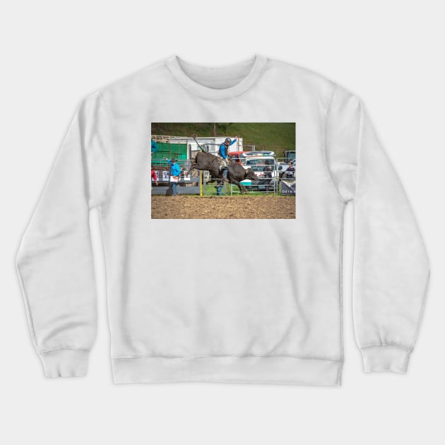 RODEOS, HORSES, COWBOYS Crewneck Sweatshirt by anothercoffee